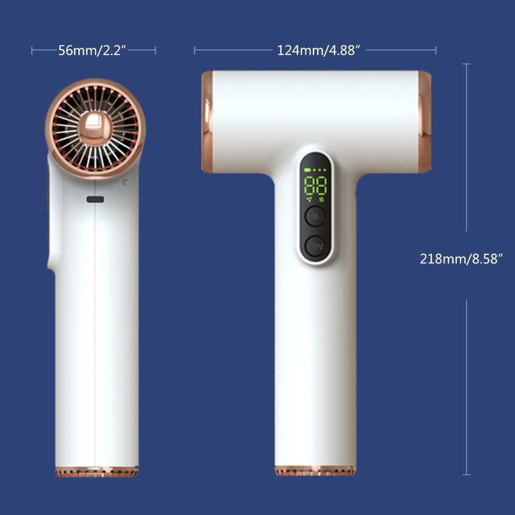 Cordless Hair Dryer Rechargeable Battery Hair Dryers Low Heat Hair Care Blow