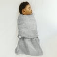thumbnail image 3 of HALO 100% Cotton SleepSack Swaddle, Heather Gray, Unisex, Newborn, 0-3 Months, 3 of 7