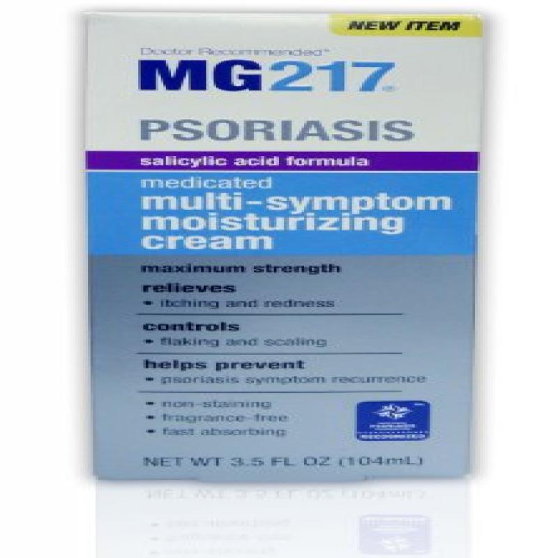 MG217 Psoriasis Medicated Salicylic Acid Formula MultiSymptom Cream, 3