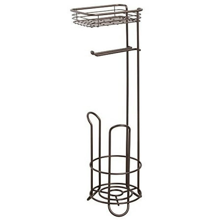 Interdesign Clico Free Standing Toilet Paper Holder With Shelf â Interdesign Clico Free Standing Toilet Paper Holder With Shelf â Dispenser And Spare Roll