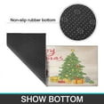 thumbnail image 7 of 2 Pieces Of Kitchen Rugs and Mats Non Skid Washable Merry Christmas (11) Kitchen Mat,Floor Cushion Waterproof Rug,Rubber Backed Area Rugs for Laundry 47*17+30*17, 7 of 7