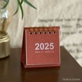 thumbnail image 4 of Mini Desk Calendar 2025 Unprinted Punch Card Countdown Planner for Desktop Use 7.5 cm x 6.5 cm x 3.5 cm Triangular Fold Design, 4 of 5