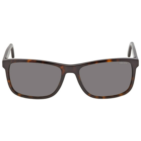 Police Green Square Men's Sunglasses SPL998 722 57