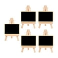 thumbnail image 3 of veasfak 10pcs Mini Chalkboard Sign Wooden Blackboard Wedding Party Decor with Tripods Rectangle and Wave, 3 of 9