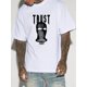 thumbnail image 1 of Camiseta informal con estampado creativo TRUST para hombre, camiseta de manga corta con cuello redondo a la moda de verano, estilo urbano moderno para hombre, camisetas informales., 1 of 7
