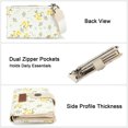 thumbnail image 3 of Wrangler Womens Wallet Small Rfid Blocking Wristlet Wallets Cute Bifold Ladies Wallet with Zipper Pocket, Tan, 3 of 6