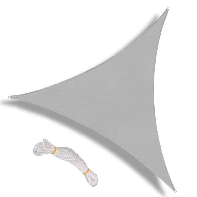Triangle Canopy Sun Shade Sail Water Resistant UV Block Patio Awning Garden Tent;Triangle Canopy Sun Shade Sail Water Resistant UV Block Patio Awning Garden