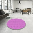 thumbnail image 4 of Ahgly Company Machine Washable Indoor Rectangle Transitional Heliotrope Purple Area Rugs, 2' x 4', 4 of 7