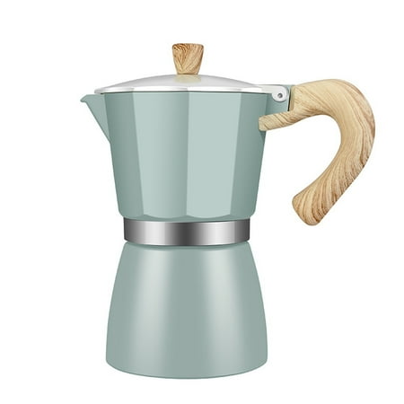 

GGTHE Coffee Maker Aluminum Mocha Espresso Percolator Pot Coffee Maker Moka Pot 3cup Stovetop Coffee Maker-150ml