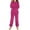 Hot Pink, variant on Krdevn Girls Knit Sweater Set, Toddler Kids Loose Fit Pullover and Pants Outfit for Autumn Winter,15-16 Years