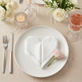 thumbnail image 3 of Unique Bargains 6Pcs Cotton Reusable Events Cloth Napkins White 17x17inch, 3 of 6