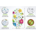 thumbnail image 5 of Cartoon Non Slip Bathtub Mat for Kids, Non-Slip Bath Shower Mat Massage Mat Floor Tub Mats for Toddlers Children Baby with Strong Suction Cups, 15.5 * 27 Inch Clear Sea Animal, 5 of 8