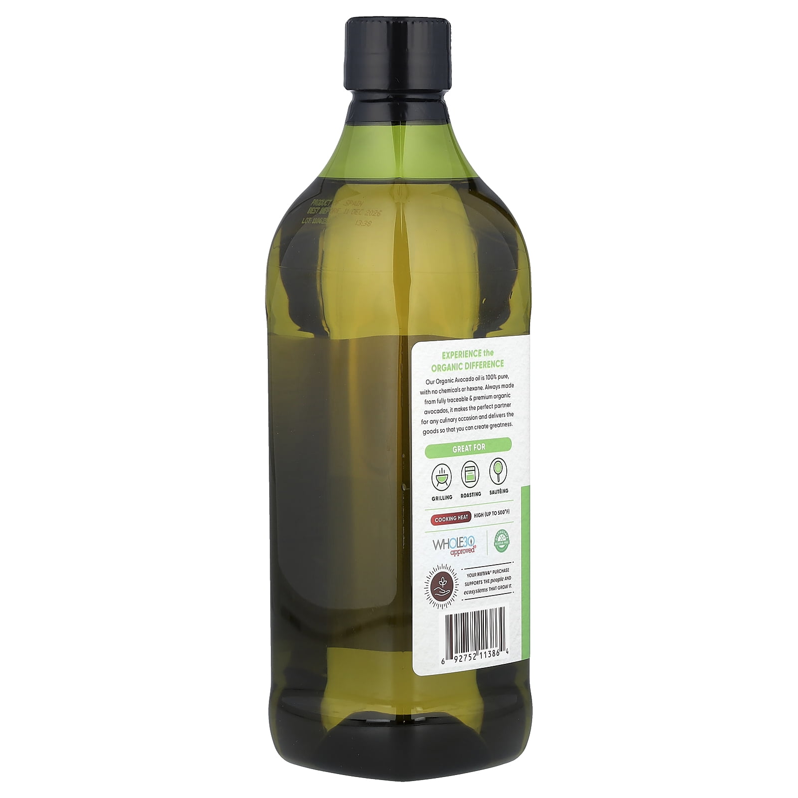 Nutiva Organic Avocado Oil, 24 fl oz (710 ml)