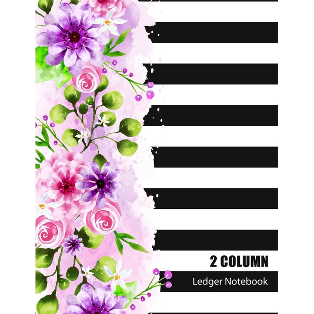 Accounting Ledger Book Ledger Notebook 2 Column Accounting Ledger Book Bookkeeping Notebook
