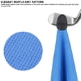thumbnail image 6 of Deago Magnetic Golf Towel Microfiber Waffle Pattern Golf Towel Industrial Strength Magnet for Strong Hold to Golf Carts or Clubs (Blue), 6 of 10