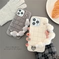 thumbnail image 4 of iPhone 11 12 13 14 Plus PRO MAX 14pro 14 Rejilla De Felpa Con Pulsera Funda Blanda, 4 of 4