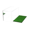 thumbnail image 6 of Versatile Deluxe Acrylic Display Case - Large Rectangle Box with Mirror and Turf Bottom 15" x 8" x 9" (A013-MTB), 6 of 6