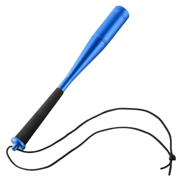 kjfeif 9.65 Inch Aluminum Alloy Fish Whacker Bat, Portable Multifunctional Fishing Priest Tool with Handle, Fly Fishing Accessory for Outdoor Angling and Camping Gear