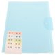 thumbnail image 3 of Blue Transparent Storage Bags for Test Papers and Bills Portable Folder A3 Size, 3 of 5
