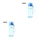 thumbnail image 4 of Hervidor de agua de plástico a prueba de fugas Yuarrent botella de bebida portátil 400ml Azul transparente, 4 of 6