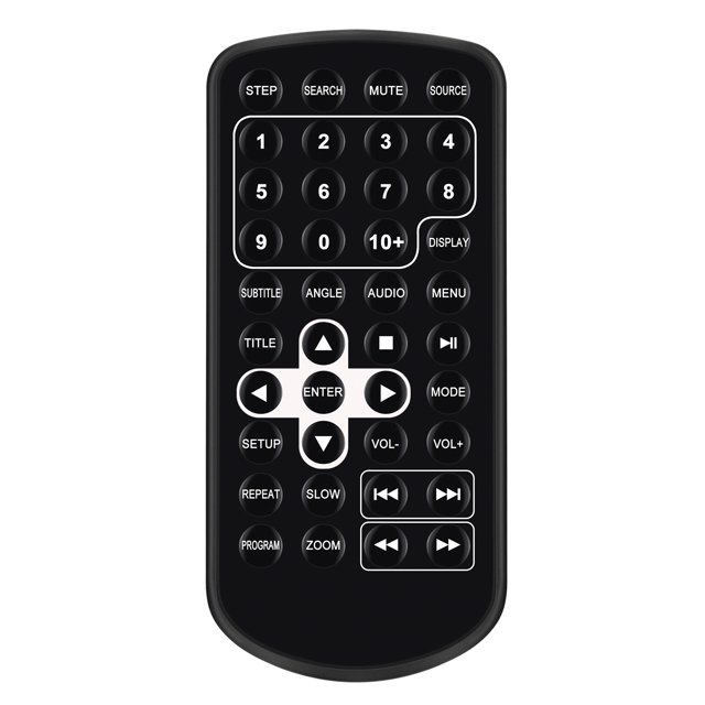 New Replaced Remote Control Fit for Insignia Portable DVD Player NS