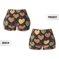 thumbnail image 3 of Rocae Heart for Women's Quick-Dry Running Shorts,Ladies Active Athletic Apparel Yoga Workout Gym Running Volleyball Spandex Shorts, 3 of 9