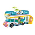 thumbnail image 1 of Construir bloques de construcción altos princesa niña jugar casa coche de verano, 1 of 4