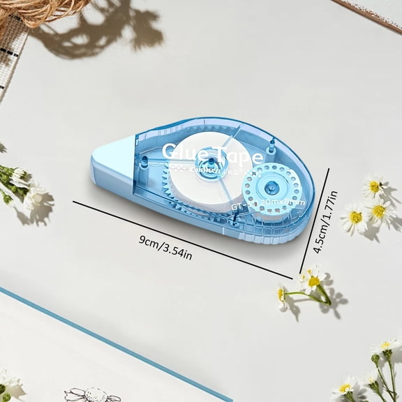 Clearance Sale! 5PACK Double-Sided Tape Runners, Glue Tape Dispenser Set for Scrapbooking & Crafts, Plastic, for Office & Home, (20Mx8mm, Multi-Color)