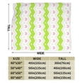 thumbnail image 4 of XMXY Fleece Throw Blanket for Couch, Cute Butterfly Stripe Line Lightweight Plush Fuzzy Cozy Soft Bed Blankets and Throws for Sofa, 60"x50" inches, 4 of 8