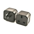 thumbnail image 2 of VCT QA-10ML-VVOZ Grounded UK to USA Travel Plug Adapter with Dual Voltage Compatibility, 2 of 3
