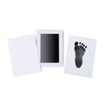 thumbnail image 2 of Newborn Baby DIY Hand And Footprint Kit Ink Pads Photo Frame Handprint Toddlers Souvenir Accessories Safe Clean Baby Shower Gift, 2 of 4