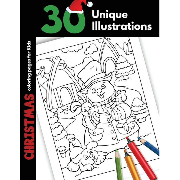 Download Christmas Coloring Pages For Kids : 30 Unique Christmas ...