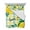 Yellow, variant on Quilts Twin Size Bedding Set, Yellow Lemon Lightweight Quilted Comforter, Summer Spring Botanical Fruit Leaves Soft Reversible Bedspread Coverlet with Pillow Covers for All Season, 68" x 86"