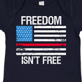 thumbnail image 4 of Inktastic Grunge American Flag Freedom isn't Free Boys or Girls Baby Bodysuit, 4 of 5