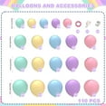 thumbnail image 2 of 110pcs Pastel Balloon Garland Kit Macaron Multicolor Latex Balloons for Birthday Baby Shower Wedding Party Decorations Thickened Biodegradable Balloons with Arch Strip, 2 of 5