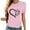 Pink, variant on Alkepwun Heart Print T Shirt for Women Cute Love Heart Graphic Tees Funny Print Shirts Short Sleeve Casual Summer Vacation Tee Tops