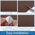 thumbnail image 7 of Unique Bargains Self Adhesive Leather Repair Patch Strong Stickiness Leather Repair Tape Faux Leather1 Pcs Light Brown 19.6" x 27.5", 7 of 7