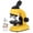 Yellow, variant on Riousery 40X-1200X Kids Microscope with 360 Rotation Head Educational Science Toy Kit for Beginners Yellow (9.13 inches / 232 mm)