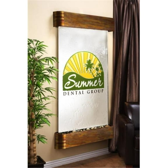 Adagio SFR1040 Summit Falls - Silver Mirror Wall Fountain