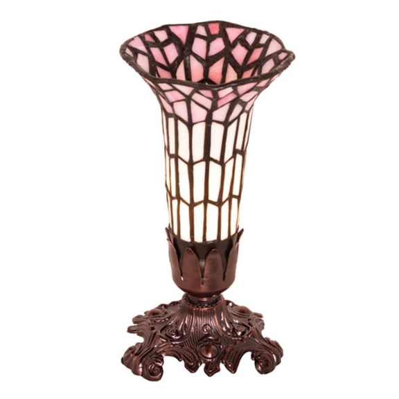 Meyda Tiffany 27679 8" Tall Accent Table Lamp - MultiColor