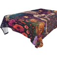 thumbnail image 4 of BZSMCE Square Tablecloth Skeleton Dancer Pattern Pattern Tableclothes, 4 of 9