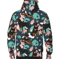 thumbnail image 7 of Kdxio Rottweiler Print Mens Casual Hooded Collar Drawstring Hoodies Pullover Sweatshirts Casual Long Sleeve Shirts-Large, 7 of 7