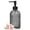 Gray, variant on Glass Soap Dispenser,400ml/14oz Refillable Lotion Hand Soap Bottle,Soap Dispenser Bottle for Kitchen Bathroom,Gray