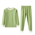 thumbnail image 2 of JTieaclothes Toddler Girls Boys Winter Long Sleeve Tops Pants 2PCS Outfits Clothes Set For Babys Clothes Underwear Set,Boys Outfit Sets Sizes 6-7 Years, 2 of 7