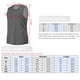 thumbnail image 2 of Camiseta sin mangas atlética para hombre, sin mangas, camisetas elásticas de secado rápido, entrenam Abanopi Chaleco deportivo, 2 of 7