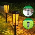 thumbnail image 4 of Luces solares de jardín para exteriores, lámpara de patio, impermeable Ip65, RGB, luz cálida para jardín, césped, patio trasero, paisaje, decoración de porche, 4 of 4