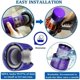 thumbnail image 3 of Paquete de 2 filtros de repuesto para aspiradora Dyson serie V10, reemplaza el filtro Dyson n.° de pieza 969082-01, compatible con Dyson Cyclone V10, Animal, Motorhead, Total Clean, 3 of 4