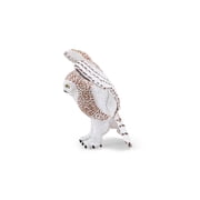 Papo Flying Snowy Owl Hand Painted Figurine - Heirloom Quality Collectible (50304)