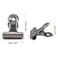 thumbnail image 2 of Unique Bargains Metal Hinge Clip Clamp 22mm Small Binder Clips Silver, 40 Pack, 2 of 5