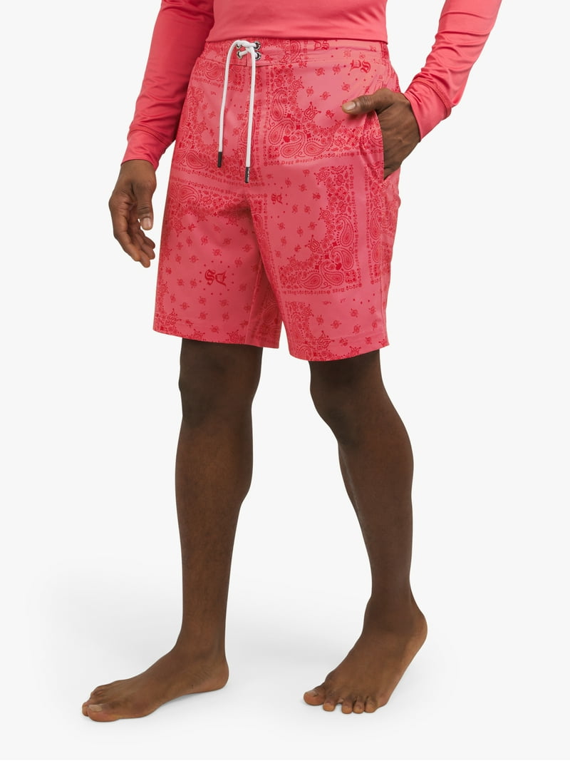 Dogg Supply by Snoop Dogg Men's Bandana E-Board Swim Trunks, 9